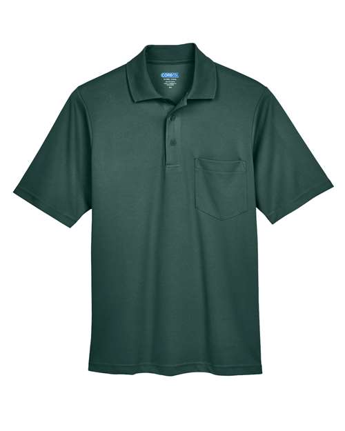 Men's Origin Performance Piqué Polo with Pocket — Forest