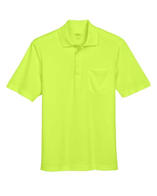 Men's Origin Performance Piqué Polo with Pocket — Safety Yellow