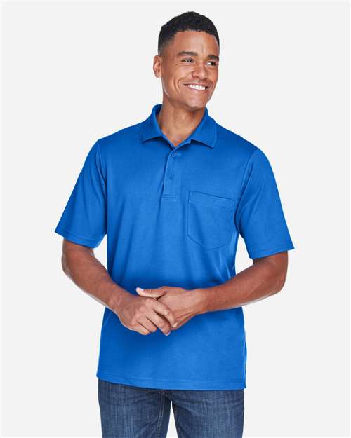 Men's Origin Performance Piqué Polo with Pocket — True Royal
