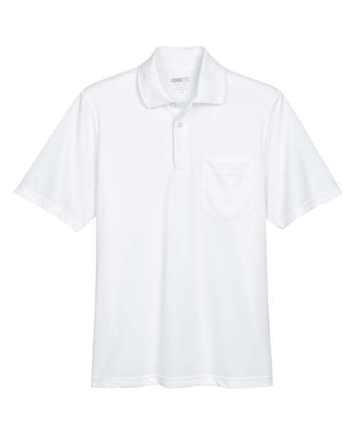 Men's Origin Performance Piqué Polo with Pocket — White