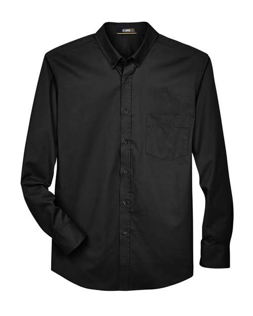 Men's Operate Twill Dress Shirt — Black