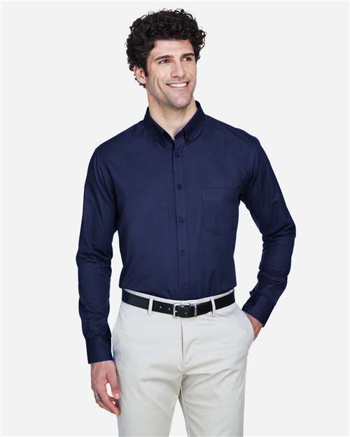 Men's Operate Twill Dress Shirt — Classic Navy