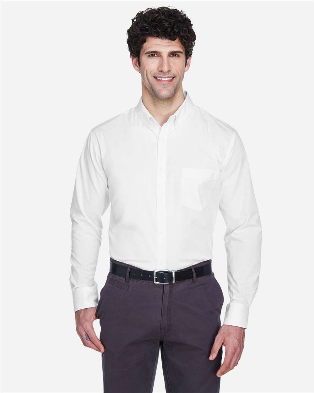Chemise homme en sergé Operate à manches longues — CORE365