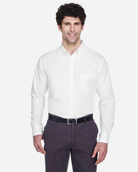 Chemise homme en sergé Operate à manches longues — CORE365
