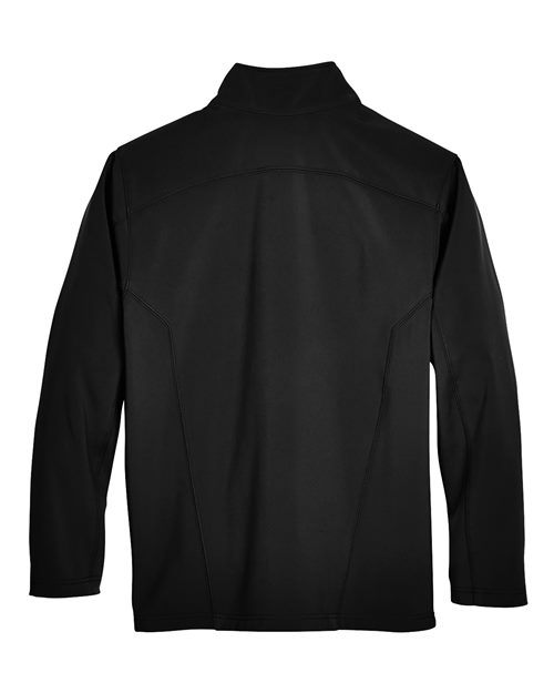 Men's Cruise Two-Layer Fleece Bonded Soft Shell Jacket — Black