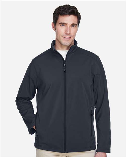Men's Cruise Two-Layer Fleece Bonded Soft Shell Jacket — Carbon