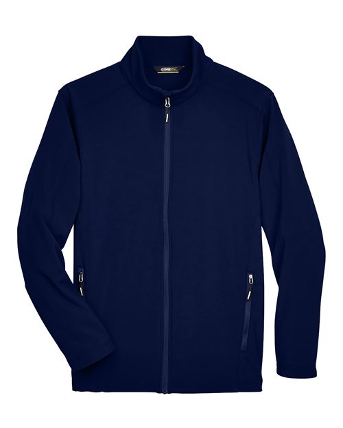 Men's Cruise Two-Layer Fleece Bonded Soft Shell Jacket — Classic Navy