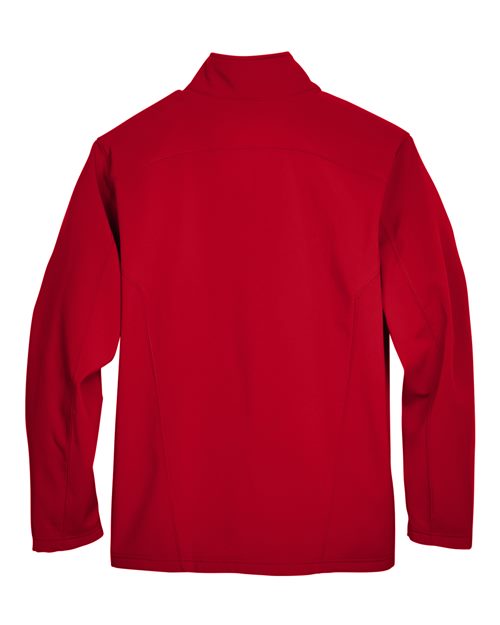 Men's Cruise Two-Layer Fleece Bonded Soft Shell Jacket — Classic Red