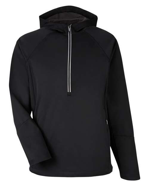 Unisex Techno Lite Pullover Anorak — Black