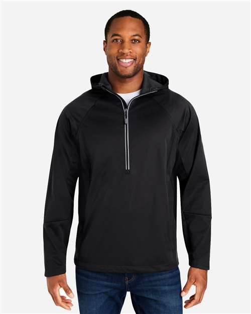 Unisex Techno Lite Pullover Anorak — Black