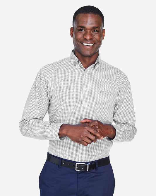 Chemise homme à carreaux vichy Crown Collection — Devon & Jones