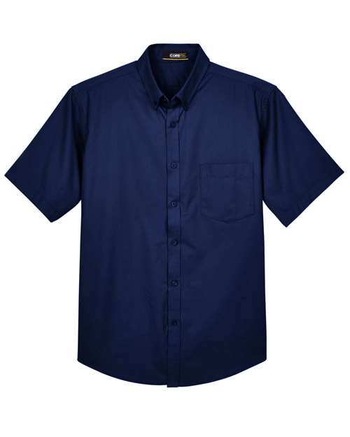Men's Optimum Short Sleeve Twill Dress Shirt — Classic Navy