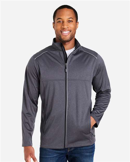 Men's Techno Lite Three-Layer Knit Tech-Shell — Carbon Heather