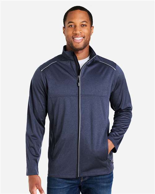 Men's Techno Lite Three-Layer Knit Tech-Shell — Classic Navy Heather