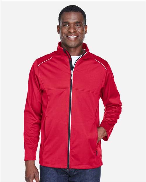 Men's Techno Lite Three-Layer Knit Tech-Shell — Classic Red