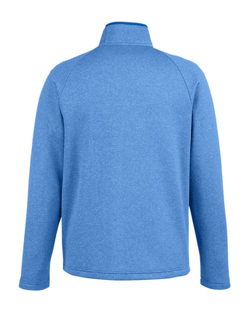 Men's Venture Heathered Stripe Full-Zip Jacket — True Royal/ White