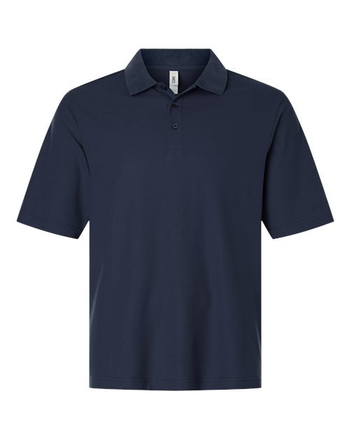 Men's Tall Resolve CVC Performance Pique Polo — Classic Navy