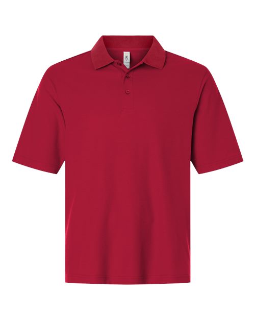 Men's Tall Resolve CVC Performance Pique Polo — Classic Red