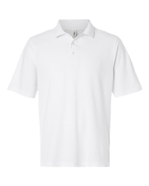 Men's Tall Resolve CVC Performance Pique Polo — White