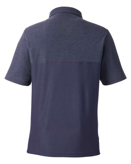 Men's Fusion ChromaSoft™ Colorblock Polo — Classic Navy/ Classic Navy Heather