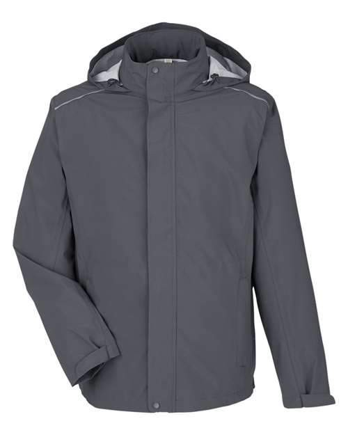 Men's Barrier Packable Waterproof Rain Jacket — Carbon