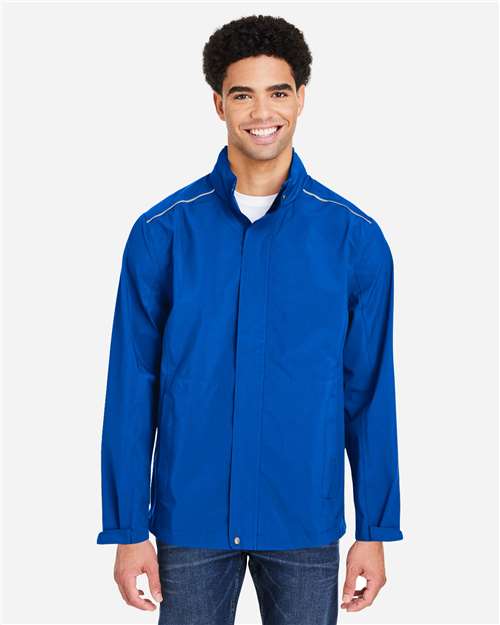 Men's Barrier Packable Waterproof Rain Jacket — True Royal