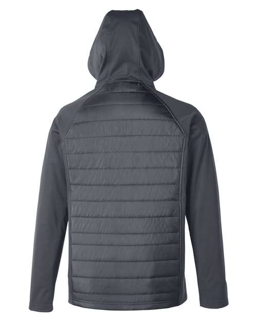 Unisex Techno Lite Hybrid Hooded Jacket — Carbon