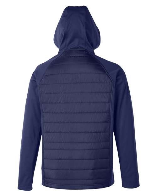Unisex Techno Lite Hybrid Hooded Jacket — Classic Navy