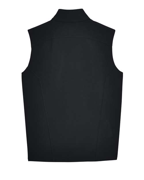 Men's Cruise Two-Layer Fleece Bonded Soft Shell Vest — Black
