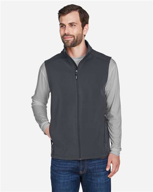 Men's Cruise Two-Layer Fleece Bonded Soft Shell Vest — Carbon