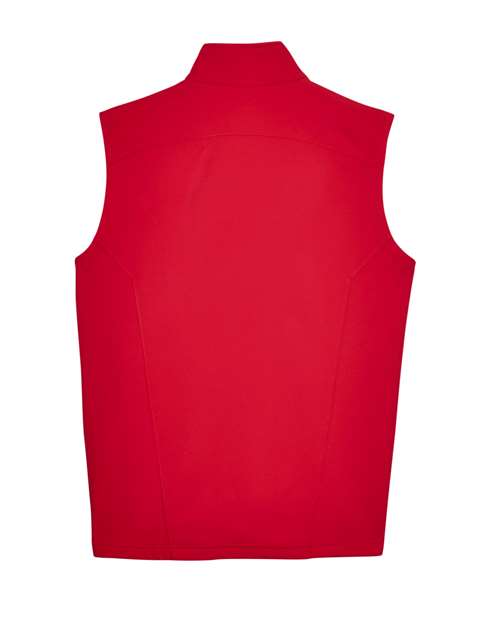Men's Cruise Two-Layer Fleece Bonded Soft Shell Vest — Classic Red
