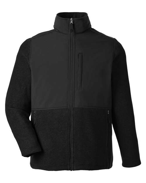 Men's Journey Summit Hybrid Full-Zip — Black/ Black
