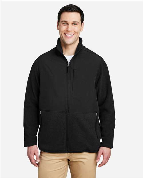 Men's Journey Summit Hybrid Full-Zip — Black/ Black