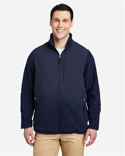 Men's Journey Summit Hybrid Full-Zip — Classic Navy/ Classic Navy
