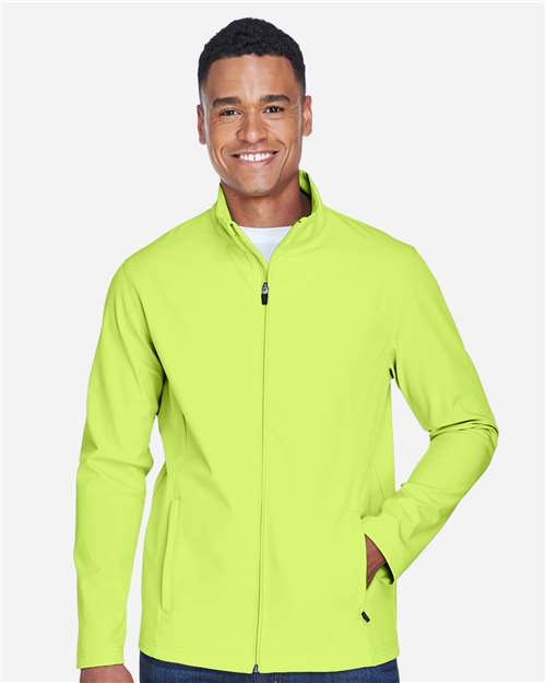 Men's Leader Soft Shell Jacket — Safety Yellow
