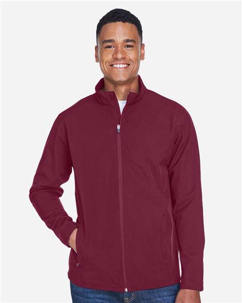 Men's Leader Soft Shell Jacket — Sport Maroon