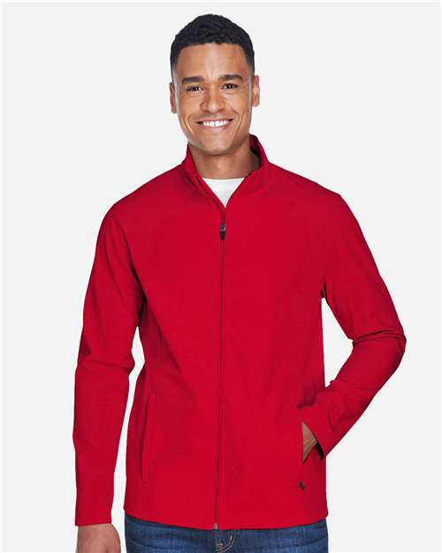 Men's Leader Soft Shell Jacket — Sport Red