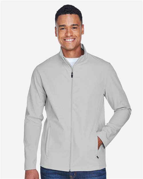 Men's Leader Soft Shell Jacket — Sport Silver