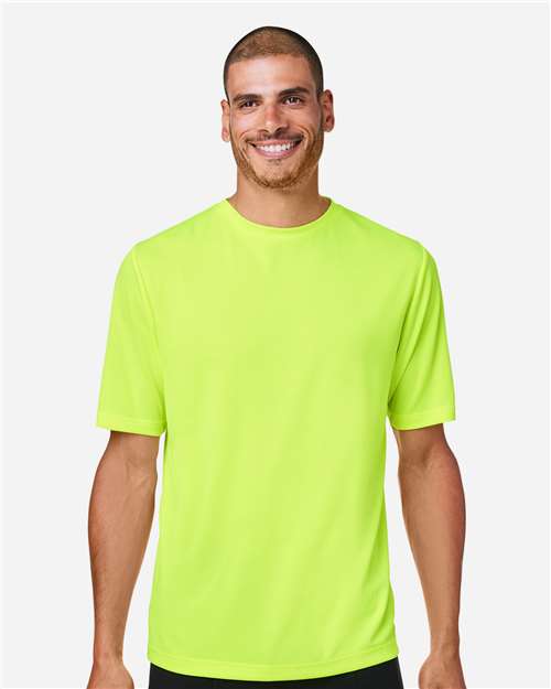 Men's Zone Performance Mesh T-Shirt — Safety Yellow