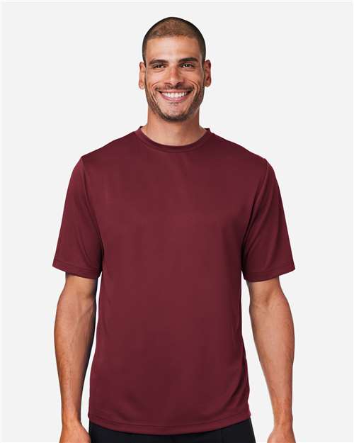 Men's Zone Performance Mesh T-Shirt — Sport Maroon
