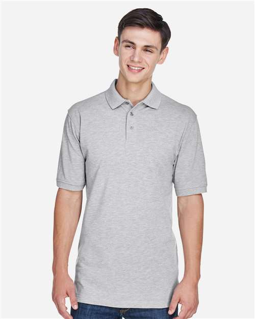 Men's Easy Blend™ Polo — Grey Heather