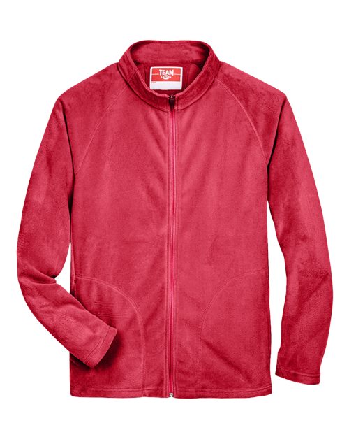 Men's Campus Microfleece Jacket — Sport Red