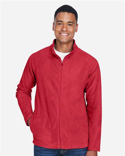 Men's Campus Microfleece Jacket — Sport Red