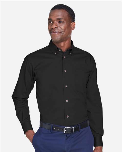 Men's Easy Blend™ Twill Shirt — Black