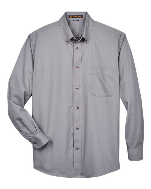 Men's Easy Blend™ Twill Shirt — Dark Grey