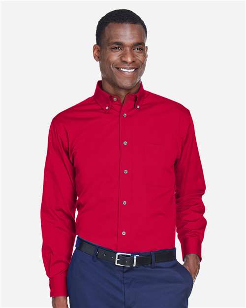 Men's Easy Blend™ Twill Shirt — Red