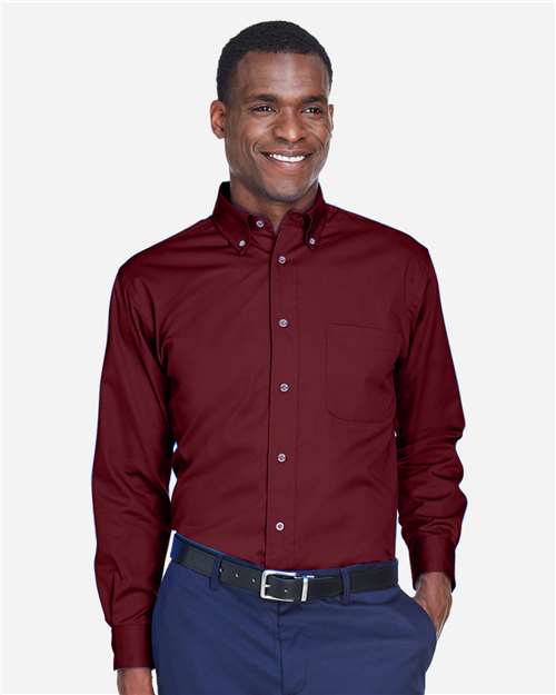 Men's Easy Blend™ Twill Shirt — Wine
