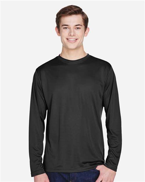 Men's Zone Performance Long Sleeve T-Shirt — Black