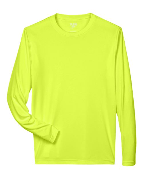 Men's Zone Performance Long Sleeve T-Shirt — Safety Yellow