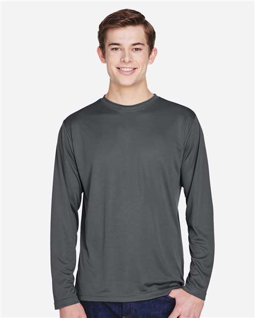 Men's Zone Performance Long Sleeve T-Shirt — Sport Graphite